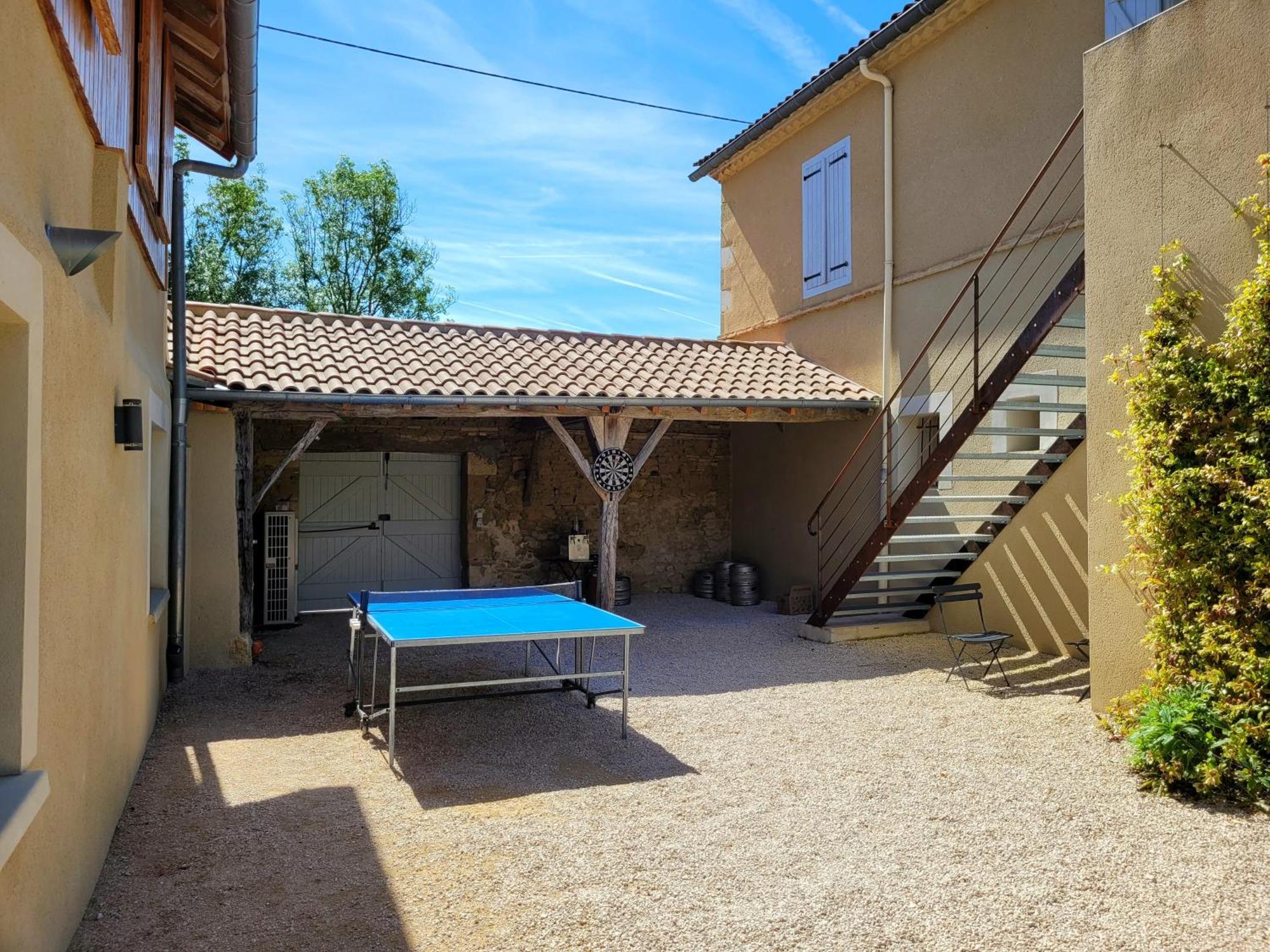 Gîte campagne famille 15 pers Piscine chauffée Jeux enfants Pétanque Saint-Sauvy Exterior foto
